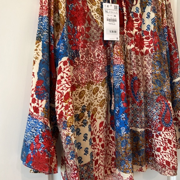 Zara Boho Patchwork Top - Picture 5 of 7